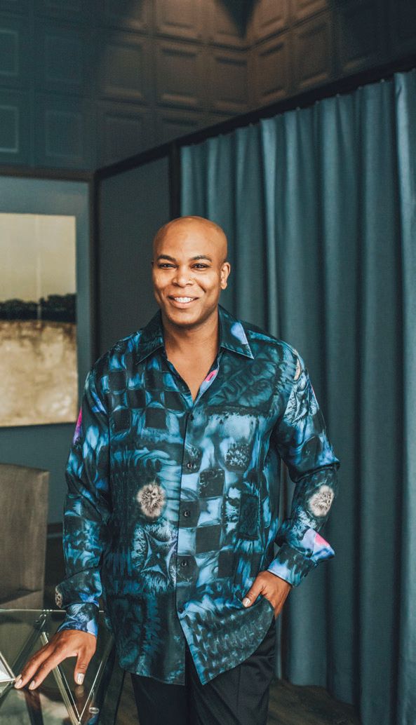 Jerrimiah James co-founder and stylist Jerry Buckner has spent his career working in fashion and high-end retail shopping, making him fully equipped to procure the dreamiest pieces for his new clients.