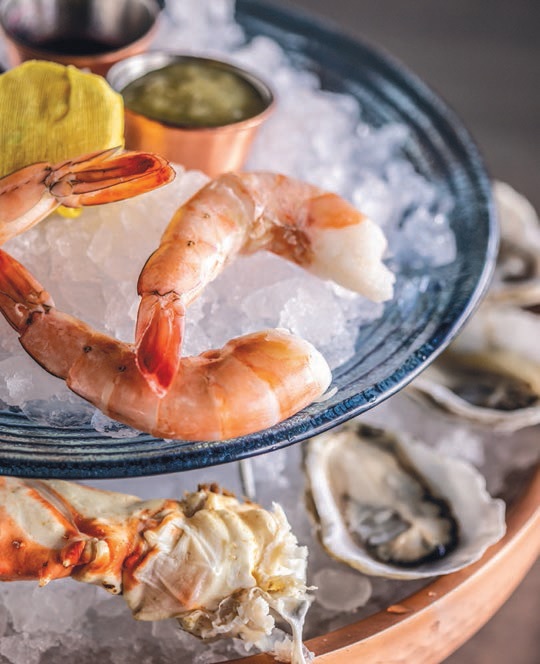 Ocean & Acres’ seafood platters are the best in the city PHOTO COURTESY OF SOUTHERN PROPER HOSPITALITY GROUP