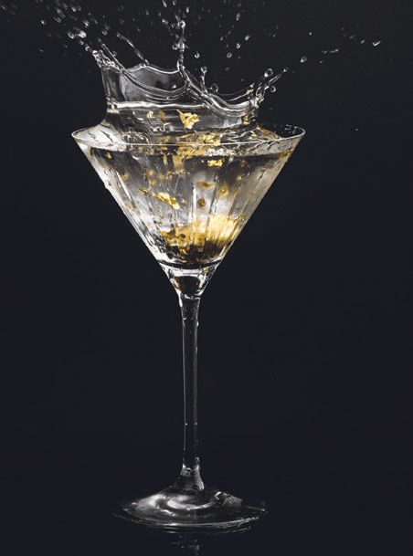 From the bar menu’s Shaken... Not Stirred list, the Dirty Goose With a Twist is one of four signature martinis PHOTO COURTESY OF PUTTSHACK