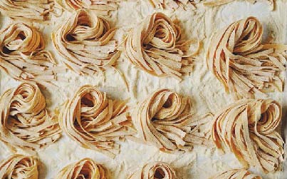 Tre Vele’s pastas are handmade inhouse daily. PHOTO BY ANDREW THOMAS LEE PHOTOGRAPHY