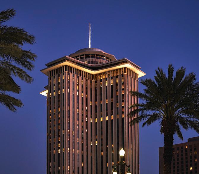Hotel exterior PHOTO COURTESY OF FOUR SEASONS HOTEL NEW ORLEANS