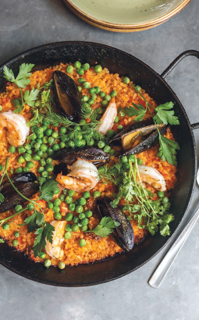 Paella from Gypsy Kitchen PHOTO COURTESY OF BRANDS