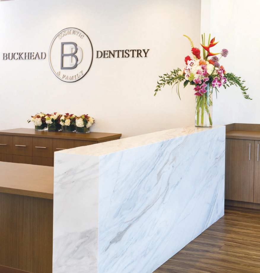 Buckhead Family & Cosmetic Dentistry’s stunning office PHOTO COURTESY OF:  BUCKHEAD COSMETIC & FAMILY DENTISTRY