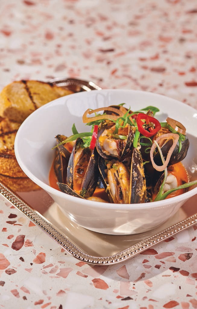 The Bang Island mussels pack a delicious, spicy punch.
